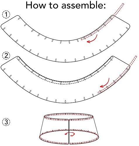 Zodensot 48Inch Christmas Tree Collar,Dress Up Skirt For Christmas Tree Decor,Large Knitted Tree Skirt, Decoration For Homes Shopping Malls Yards Squares (Box Packaging) (Snow Sweater,48Inch) #TOP1