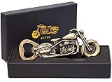 Unique Motorcycle Beer Gifts for Men Vintage Motorcycle Bottle Opener, Fathers Day Gift Birthday Christmas Gift for Him Dad Husband Grandpa Boyfriend