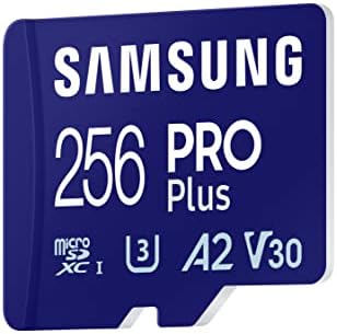 Samsung Pro Plus 256GB MicroSD Card + SD Adapter, for Mobile Gaming on Smartphones, Tablets and Handheld Consoles, UHS-I U3, Full HD & 4K UHD, 180 MB/s Read, 130 MB/s Write, MB-MD256SA/EU - View 4
