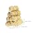 Abaodam Firelighters 32 Pack Natural Starters for Outdoor Activities Compact Portable