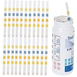 GALPADA Pool Teststreifen Wasserqualitätstest mit Ph Härte Alkalinität Cyanursäure Tragbar für...