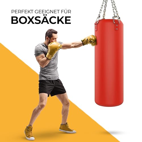 Meisterfaktur Deckenhaken für Boxsäcke - 500kg Tragekraft - Bombenfeste Boxsack Halterung - Ideale Deckenhalterung zur Boxsack Aufhängung - Inkl. Deutscher Anleitung