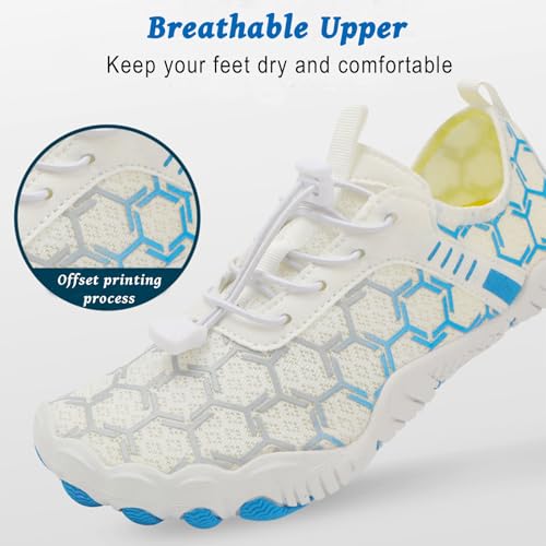 Image of Hike Barefoot Shoes for Women Men, Pro Barefoot Shoe with Wide Toe Box for Hiking, Walking, Swimming, Non-Slip Breathable Lightweight Water Shoes Unisex
