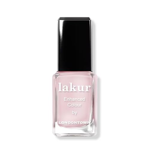 Miniatura 84 de LONDONTOWN Esmalte de uñas brillante rosa polvoriento, Bell Flower lakur, esmalte de uñas vegano resistente a las astillas, 0.40 onzas líquidas Té