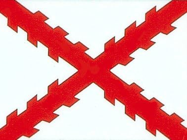 3'x5' SPANISH FLAG of SPAIN, Cross of Burgundy banner