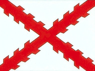 3'x5' SPANISH FLAG of SPAIN, Cross of Burgundy banner