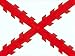 3'x5' SPANISH FLAG of SPAIN, Cross of Burgundy banner