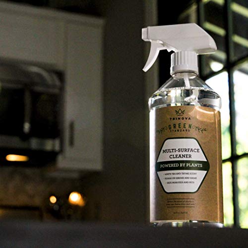 TriNova Natural All Purpose Cleaner 2 Pack 32 Oz Bottles - Safe & Effective Kitchen, Bathroom & Home Cleaner - Powered by Plants, Organic Cleaner Spray - Thumbnail 6