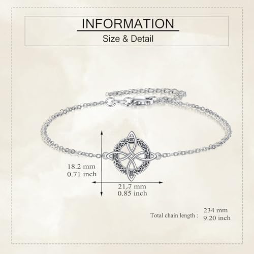 YAFEINI Bracelet for Women 925 Sterling Silver Sunflower/Lotus/Compass/Witch Knot/Drangfly/Hedgehog/Shih Tzu/Angel Wings Bracelet Birthday Jewelry Gifts for Mom4