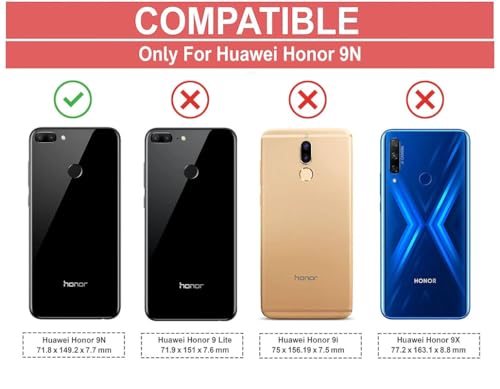 Image of Hybrid Carbon Fiber Back Case for Honor 9N (Black)