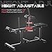 Soozier Adjustable Seated Calf Raise Machine, Leg Machines Home Gym, for Calf, Waist, Arm Training