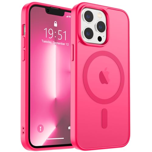 zapica Magnetic for iPhone 13 Pro Case, Hot Pink