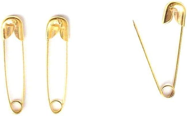 1000 pcs Exquisite Small 19mm Gold Tone Metal Clothing Accessories Trimming Fastening Safety Pins (Gold, 1000pcs) image 4