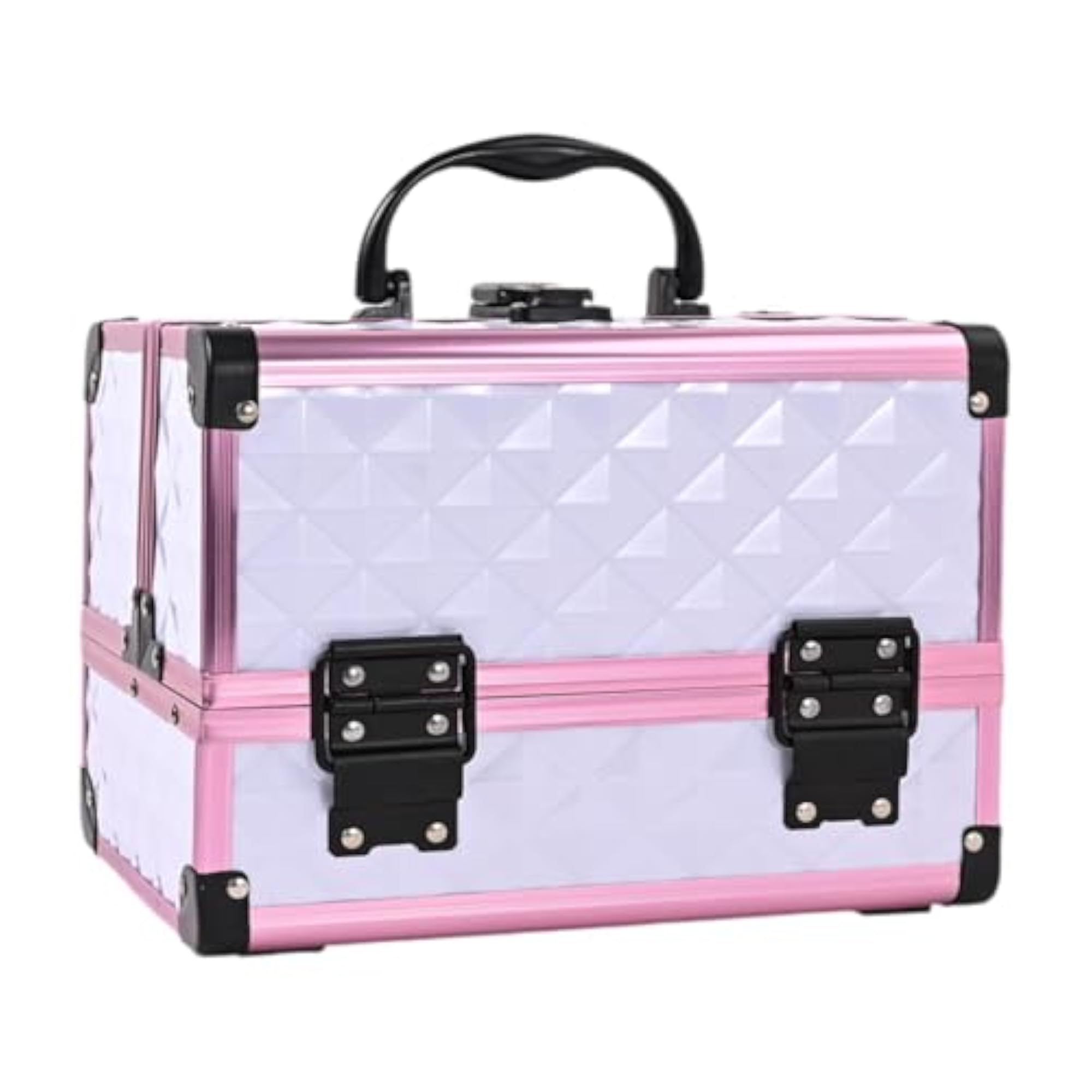 Portable Makeup Train Case Organizer for Girls Aesthetic Supplies