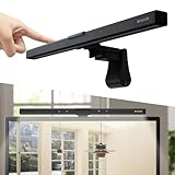 Ampoule 【目の負担を軽減・明暗センサー】 モニターライト 40cm タッチ操作 自動調光 無段階の調光調色 1100Lux スクエアデザイン 高演色性 USB デスクライト Luma ルマ