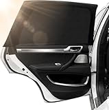 Ediesi, Parasol Coche Bebé para Ventanas Traseras – 2 Unidades, Protector Solar Lateral para Coche, Protección UV para Bebés y Niños, Ajuste Universal y Fácil Instalación
