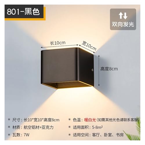 Lámpara LED nórdica moderna con acabado premium negro para interior 4