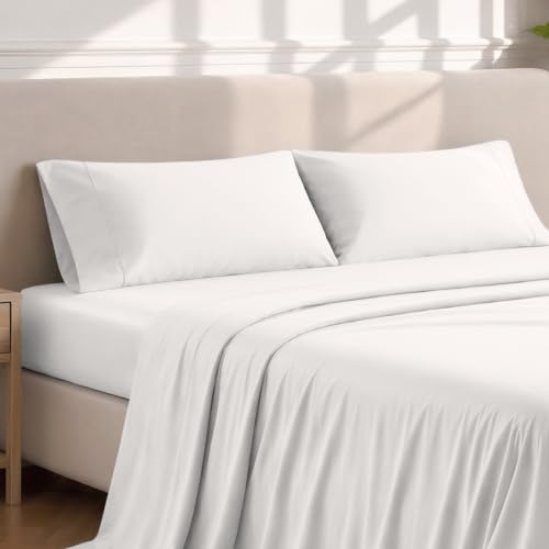 Image of Bare Home Pillowcases Open End (Standard Set of 2, Antique White)