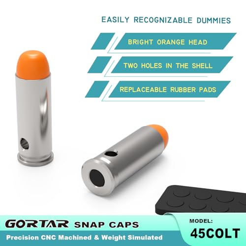 Image of Snap Caps Training Dummy Rounds Practice Safe Loading Firing Close to Real Weight