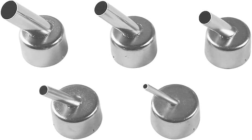 3-10Mm Welding Nozzle 45 Degree Curved Angle Welding Nozzle Hot Air Gun Nozzle for 858/858D Hot Air Rework Station(10mm)