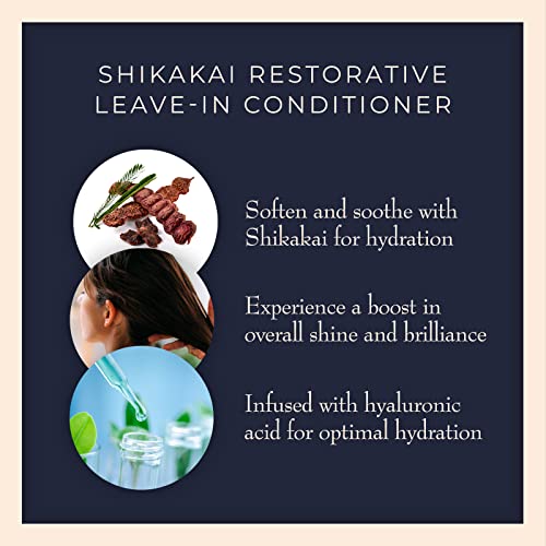 Ayurvita Shikakai Restorative Leave-In Treatment - Deep Conditioning For Soft, Tangle-Free Tresses - Fortifying Phytokeratin Complex - Natural, Plant-Based Ingredients - Ayurvedic Hair Care - 5 Fl Oz #TOP2