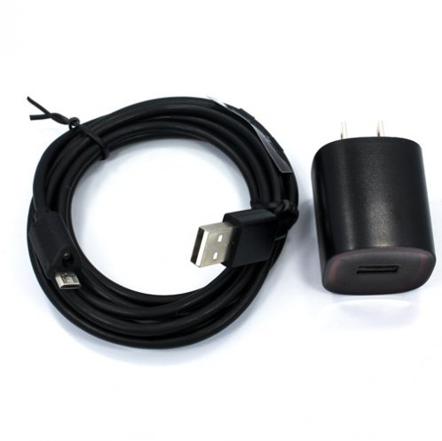 Rapid 2.1 Amp Home Travel Wall Charger Adapter 6 Ft. Micro Usb Cable With Touch Activated Led Light For Verizon Verizon Ellipsis 7, Virgin Mobile Blackberry Curve 8530, Virgin Mobile Htc Evo V 4G, Virgin Mobile Htc One V #TOP2