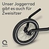 Qeridoo 14' Joggerrad für Einsitzer 2022 | Zubehör für Fahrradanhänger | Jogger-Umrüstsatz | Laufrad-Set für sportliche Nutzung