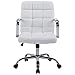 POLY & BARK EM-251-WHI Office Chair, White