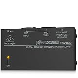 Desempeño ultrasilencioso Behringer PS400 - Fuente de alimentación (2W, 100 - 240V, 50 - 60 Hz, XLR, Poder)