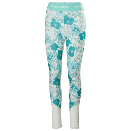 Helly Hansen Women's LIFA Merino Midweight Graphic Base Layer Pants, 403 Blue 1 - M