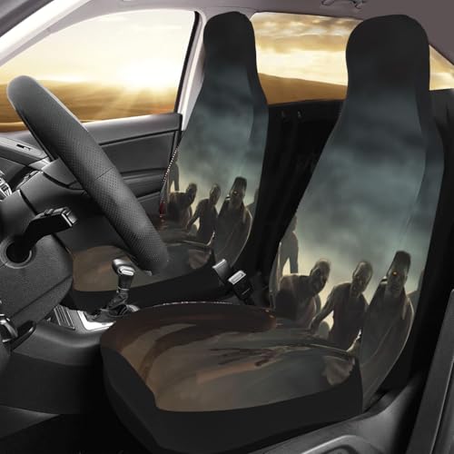 Housse de siège voiture imperméable et antidérapante Zombie de luxe