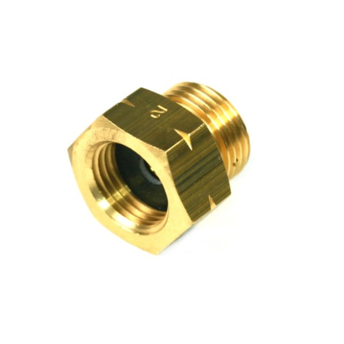 DN Autogas parts Greek Italian Austrian Adapter for Gas Bottles, W20-1/14 LH to A 21.8 LH European Connection, Brass
