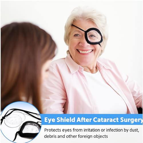 Geiserailie 2 Pack Eye Shield 9-Hole Eye Shield with Adjustable Strap by Geiserailie - Used condition - Image 4