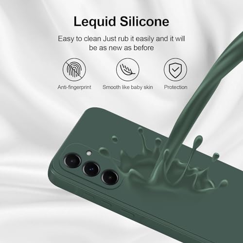 GiiYoon Capa para Samsung Galaxy A55, capa protetora de corpo inteiro com toque suave e sedoso, case