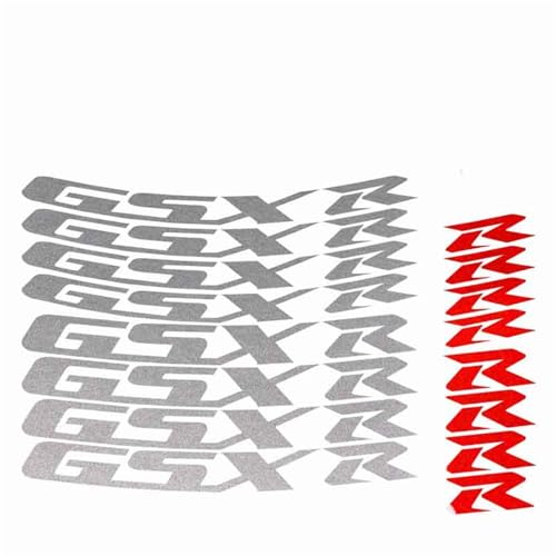Autocollants Réfléchissants Suzuki GSXR Roue Jante Intérieure Moto 1000 600