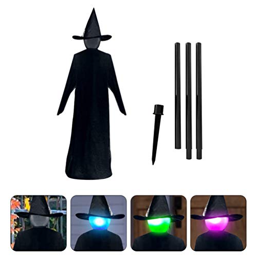BESPORTBLE 1 Conjunto de Bruxas Iluminadas Com Estacas Halloween Levou Bruxas Halloween DecoraÃ§Ãµes