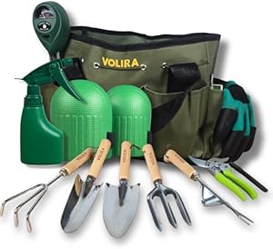 Kit Herramientas de Jardinería 14 Piezas — Acero Inoxidable