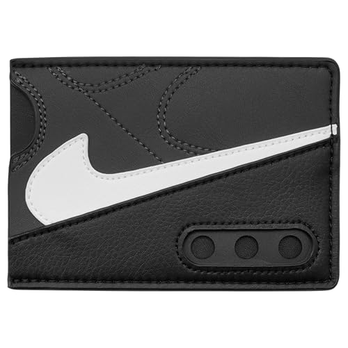 Nike Icon Air Max 90 Card Wallet Sleek Everyday Carry with Air Max Attitude (Dk Smoke Grey/White OSFM)