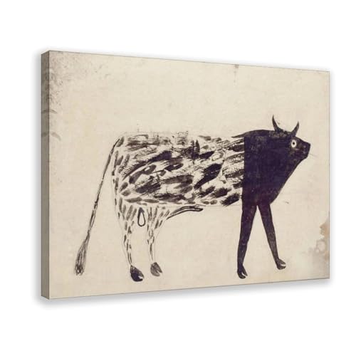 Affiches sur toile Bill Traylor impression giclée décoration murale bureau art populaire animaux