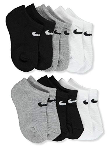 Image of Nike Unisex 6-Pack Cushioned No Show Socks - multi, one size