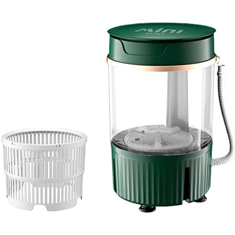 Portable Washing Machine, Mini Washing Machine, 2-in-1 Small Washing Machine Spin Dryer, 4.0KG Capacity, with Blue Light Sterilization & Child Lock, for Camping Dorms Apartments College Rooms (B ) Cover