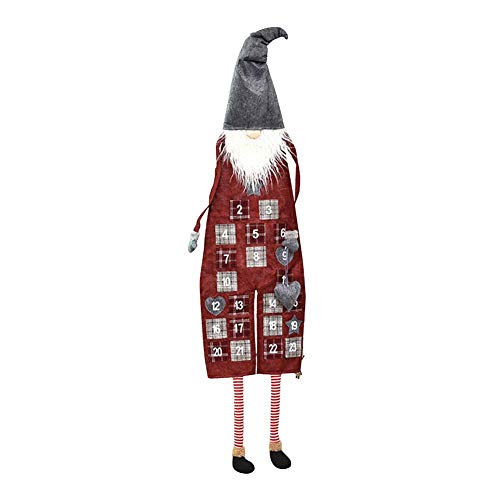 franktea Weihnachtskalender, Kreativer Countdown-Kalender Für Weihnachtsgeschenkbeutel Für DIY-Bastelkit Für Kinder Zum Weihnachtskalender Cover