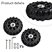 Replacement Suitcase Wheels for Luggage Trolley – 2-Pack Plastic Rolling Luggage Caster Wheels, Wear-Resistant & Quiet, Fits Most Suitcases (77mm/80mm/97mm Diameters)（80mm*29mm）