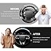 BWBWND Car Steering Wheel Cover, 13 to 14 Inches Non-Slip Soft Silicone Steering Wheel Protector, Stretchable Elastic Steering Wheel Cover Fits Most Cars for Men and Women (Black)