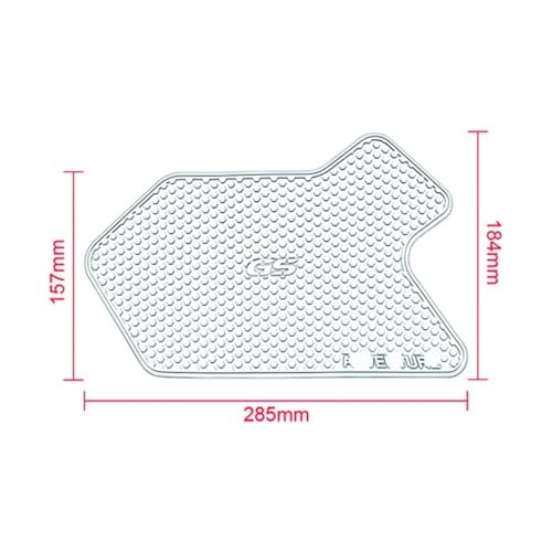 Protège réservoir de qualité supérieure en caoutchouc noir R1200GS / ADV