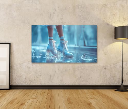 Chaussures exquises image sur toile pour décoration murale de dressing chic - 3