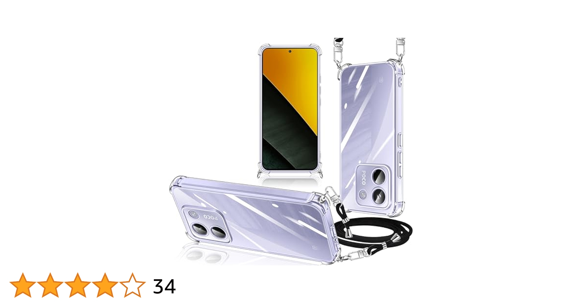 国内版　新品未開封　POCO M7 Pro 5G シルバー 新品クリアケース付き Xiaomi POCO M7 Pro 5G ケース 耐衝撃 クリア カバー