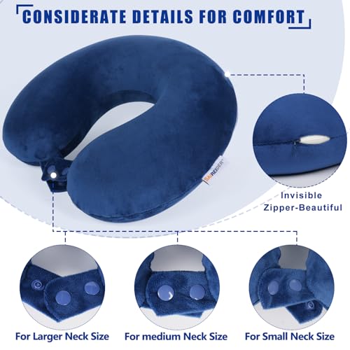 image for SAIREIDER Neck Pillows for Travel-Head Neck Support Travel Pillow for 