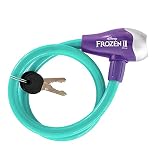 Fahrradschloss FROZEN für Kinder SPIRALSCHLOSS + 2 Schlüssel DISNEY # Neu