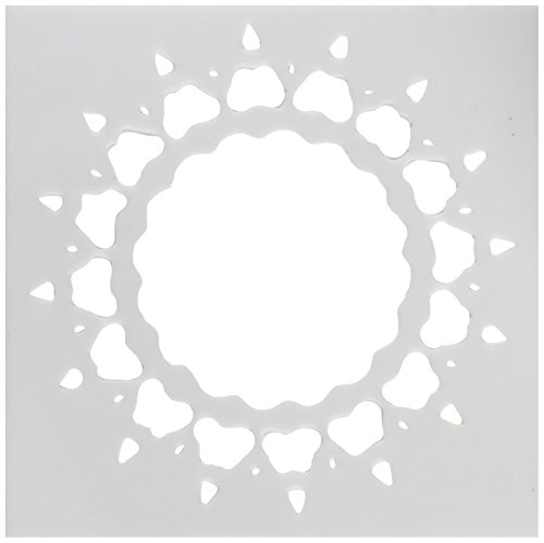 Crafter 's Workshop Remanente Plantillas 4-Inch x 4-Inch Sun Flare